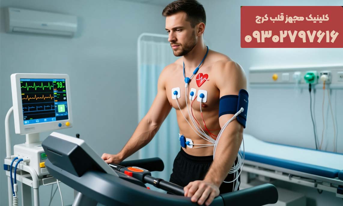 انجام تست ورزش قلب در کرج
