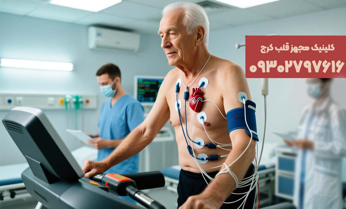 بهترین کلینیک تست ورزش قلب در کرج + نوبت دهی آنلاین