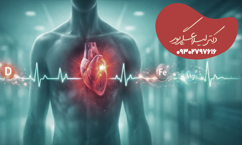 کمبود کدام ویتامین ها باعث تپش قلب میشه